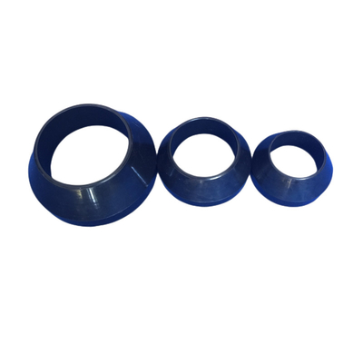 4.5 &quot;5.5&quot; 35MPa NBR HMNR Rubber Oil Packer Cups Middle End Untuk Ladang Minyak