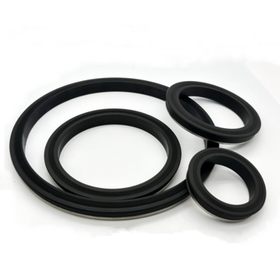 Resistensi minyak kimia tekanan tinggi FKM NBR HNBR PTFE PU Weco Seal Rings Wing Union Hammer Seals