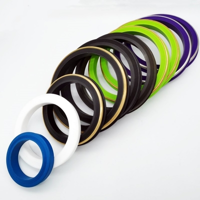 Tembaga Atau Baja Rostless Backup Karet Union Ring NBR HNBR FKM Seting Tool Hammerless Union Seals