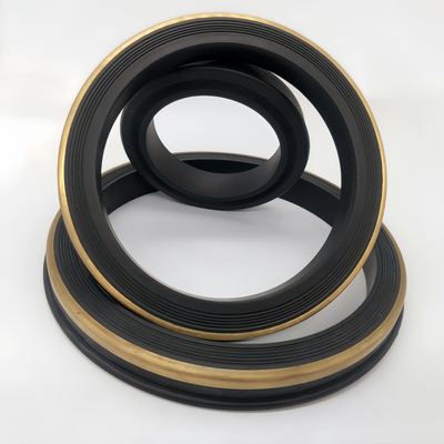 2&quot; 80 HNBR Wear Resistance Union Lip Seal Gasket Dengan dukungan kuningan