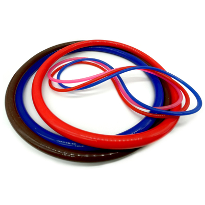 Peregangan tahan lama Fleksibel 50-80 Dura Silicone Rubber Seals Gaskets Karet Berwarna
