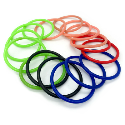 Pabrik Jual Custom Warna Ringed Flat Square Bagian O Ring Segel Karet