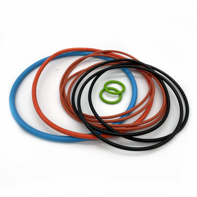 Custom AS568 NBR FKM EPDM Silicone Flat Rubber O-Ring Seal Dalam Ukuran Standar Dan Custom