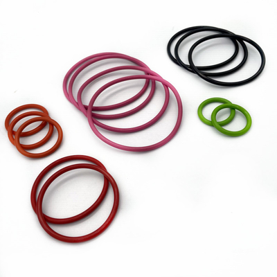 Eco Friendly Karet Silikon O Rings Kekuatan Tarikan 500 Psi