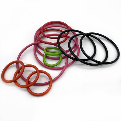 Eco Friendly Karet Silikon O Rings Kekuatan Tarikan 500 Psi