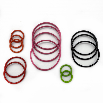 Eco Friendly Karet Silikon O Rings Kekuatan Tarikan 500 Psi