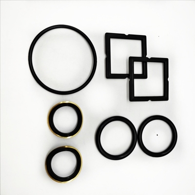 Layanan standar MSI Hitam Buna HSN FKM Plug Valve Seal Kit Dengan Inserts Kuningan