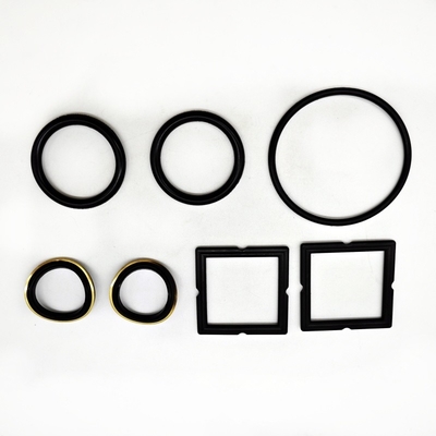 Layanan standar MSI Hitam Buna HSN FKM Plug Valve Seal Kit Dengan Inserts Kuningan