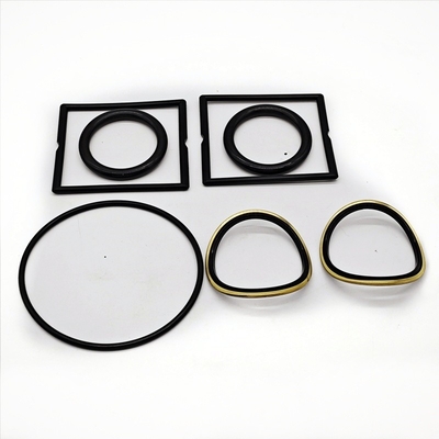 Layanan standar MSI Hitam Buna HSN FKM Plug Valve Seal Kit Dengan Inserts Kuningan
