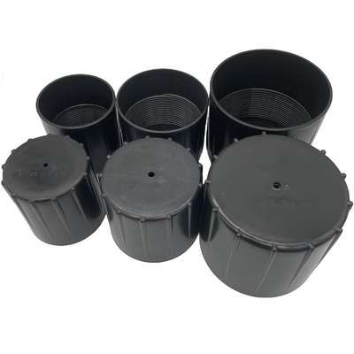 Standar API 2 3/8" PP Plastik Thread Protector Oil Pipe Caps