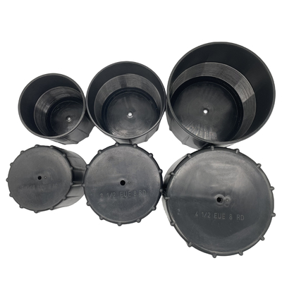 Standar API 2 3/8" PP Plastik Thread Protector Oil Pipe Caps
