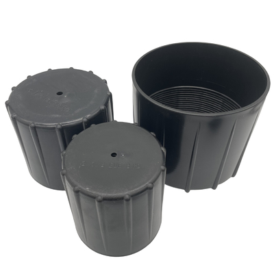 Black High Durability Plastic Thread Protector untuk pipa minyak