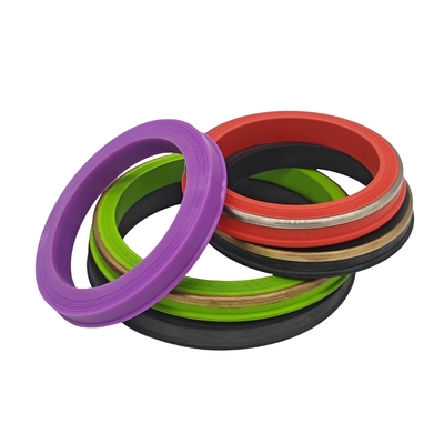 Rentang suhu -200C sampai 200C Weco Seal Rings yang terbuat dari NBR HNBR FKM PTFE