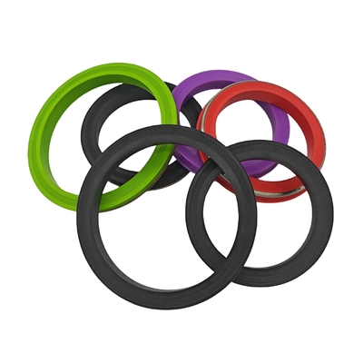 Rentang suhu -200C sampai 200C Weco Seal Rings yang terbuat dari NBR HNBR FKM PTFE