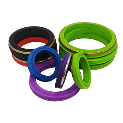 Rentang suhu -200C sampai 200C Weco Seal Rings yang terbuat dari NBR HNBR FKM PTFE