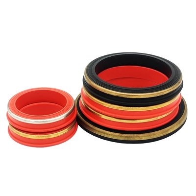 Rentang suhu -200C sampai 200C Weco Seal Rings yang terbuat dari NBR HNBR FKM PTFE