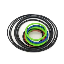 Custom Silicone Green Custom O Rings Dengan Kekuatan Tarikan 500 PSI