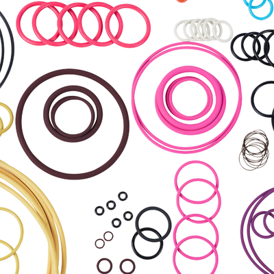 Custom High Performance Rubber O Rings Logo Disesuaikan