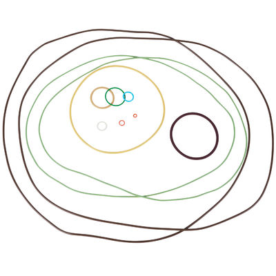 Produsen O-ring Premium Tahan Minyak AS568 Presisi FFKM Karet O-Ring Untuk Gas Alam