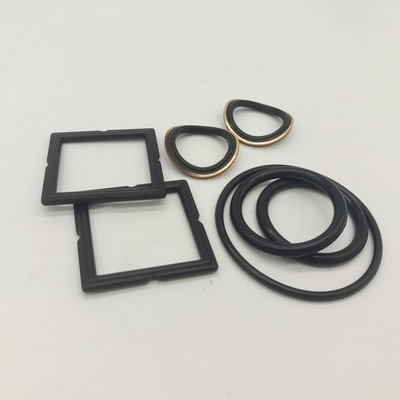 3" Black Plug Valve Elastomer Set Soft Seal Dengan Kuningan