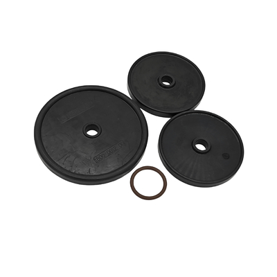 Diafragma Pompa Gasket Membran Resistensi Abrasi Hitam Untuk AR30 AR40