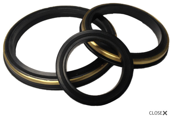 O Bentuk NBR/FKM/HNBR Weco Seals Solusi Penyegelan Ultimate Untuk Industri