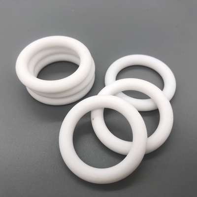 Kemical Resistant PTFE flat rubber o ring Custom Ukuran / Warna / Kekerasan