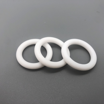 Kemical Resistant PTFE flat rubber o ring Custom Ukuran / Warna / Kekerasan