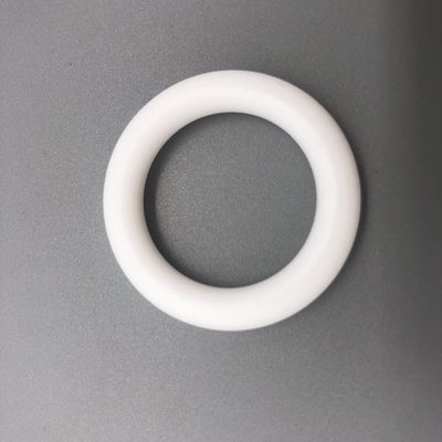 Kemical Resistant PTFE flat rubber o ring Custom Ukuran / Warna / Kekerasan