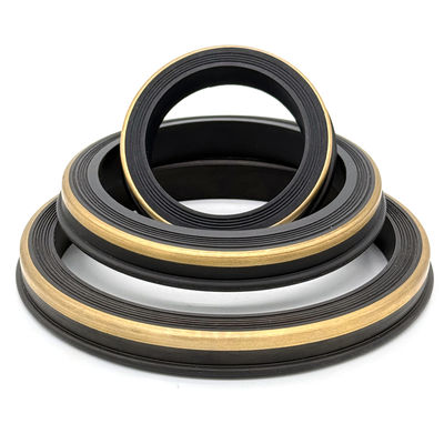 Nitril (NBR) Hammer Union Seal dengan Brass Back-up Ring untuk 10.000 PSI hingga 15.000 PSI Aplikasi Tekanan Tinggi