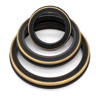 Nitril (NBR) Hammer Union Seal dengan Brass Back-up Ring untuk 10.000 PSI hingga 15.000 PSI Aplikasi Tekanan Tinggi