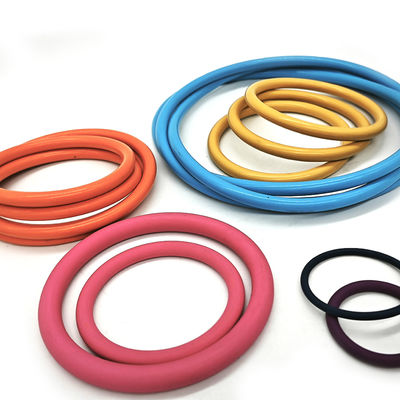 O-ring karet NBR tahan kimia dengan kekerasan 40 ~ 90 Shore A untuk penyegelan industri minyak dan gas