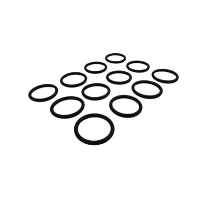Segel O Ring Karet Hitam dengan Kekerasan dan Ukuran Berbeda untuk Industri Limbah dan Gas