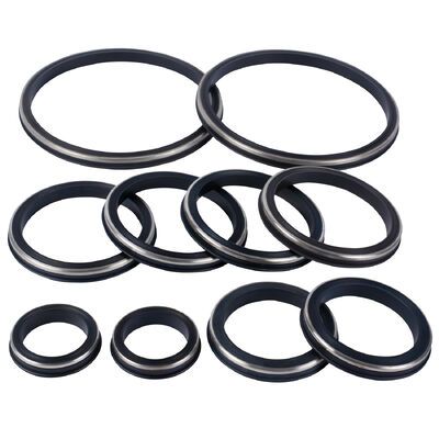 80 Shore A Nitrile HNBR PTFE FKM Rubber Hammer Union Seals Untuk Oilfield