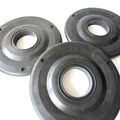 Penyeka Pipa Bor Karet Industri 9 Inci Datar NBR HNBR Stripper untuk Pipa Minyak dan Gas ID 68mm