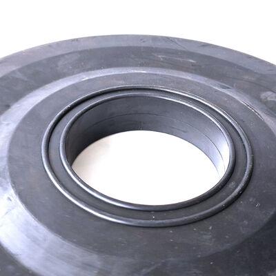 Penyeka Pipa Bor Karet Industri 9 Inci Datar NBR HNBR Stripper untuk Pipa Minyak dan Gas ID 68mm