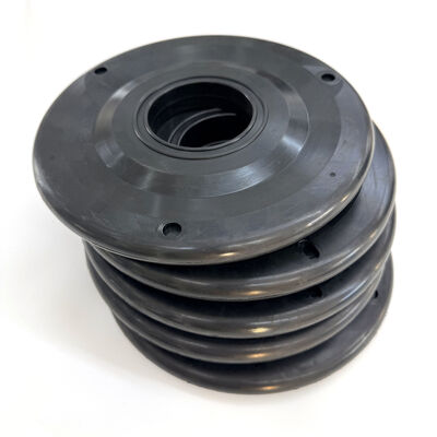 Heavy Duty 9 "NBR Resistant Chemical Washer Pipe Wiper untuk Perlindungan Alat Downhole