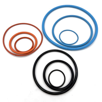 O-Ring Karet FKM 90 Shore A AS568-214 untuk Penyegelan Katup Ladang Minyak