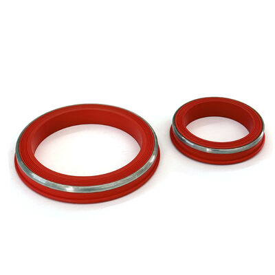 FKM tahan suhu Lip Style Hammer Union Seals dengan SS Ring Dirancang untuk Lingkungan H2S & CO2