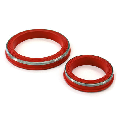 FKM tahan suhu Lip Style Hammer Union Seals dengan SS Ring Dirancang untuk Lingkungan H2S & CO2