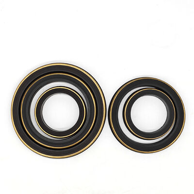 NBR 80 Shore A Hammer Union Seal with Brass Support Ring 2", 3", 4" Ukuran untuk Fig 1502 Oilfield Grade High-Pressure Rubber Seals for Manifold Systems