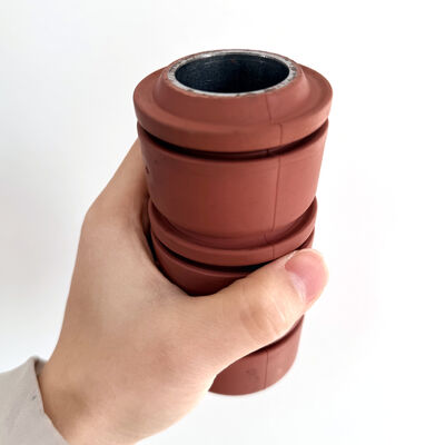 2.5 Inch RTL Swab Cup dengan Wear Resistant NBR 80 Durometer dan Reinforced Metal Core untuk Oilfield Well Swabbing