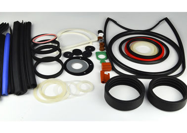Bagian karet cetakan khusus tahan lama silikon dan EPDM segel gasket untuk otomotif