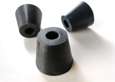 Tutup karet silikon satu lubang kelas laboratorium untuk botol kimia, tabung uji, botol
