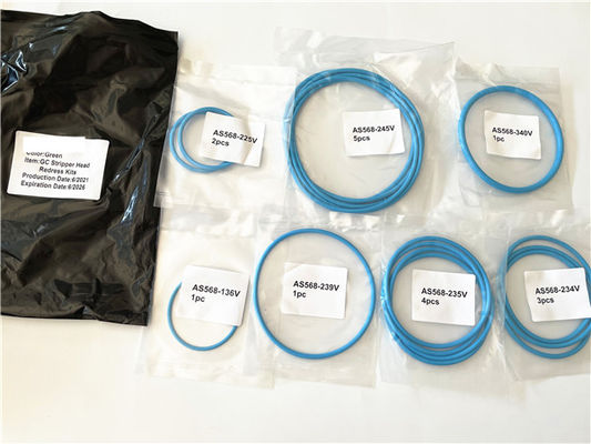 Perbaiki GC Stripper Head Karet Seal Kit HNBR FKM 80 Shore A