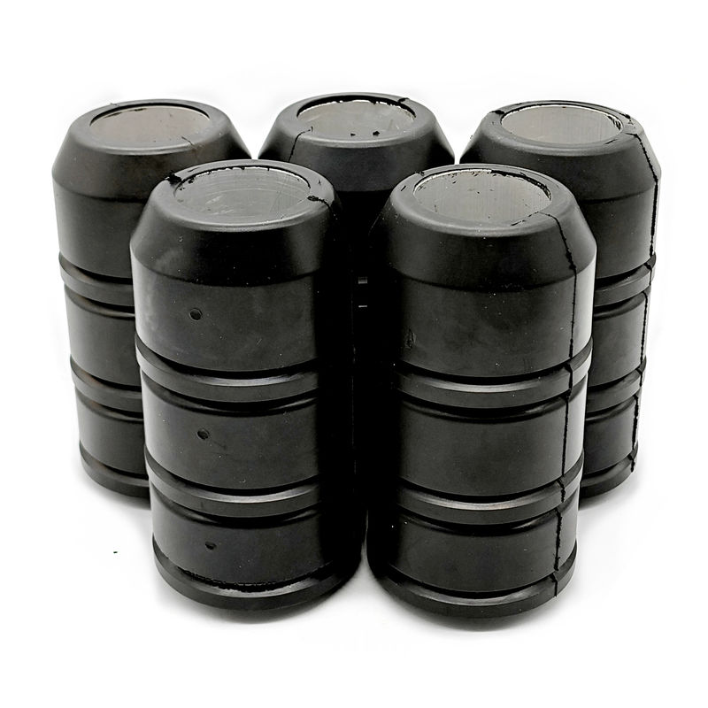 Heavy-Duty Rubber Swab Cup untuk Oilfield dengan 10.000 psi Rating Tekanan, abrasi dan tahan kimia, ukuran khusus