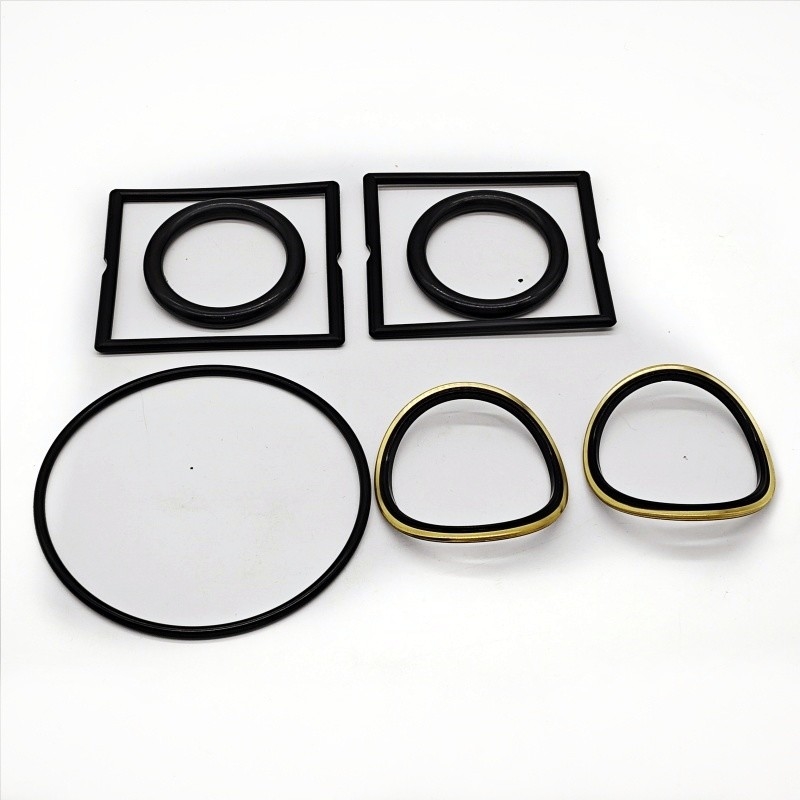Layanan standar MSI Hitam Buna HSN FKM Plug Valve Seal Kit Dengan Inserts Kuningan