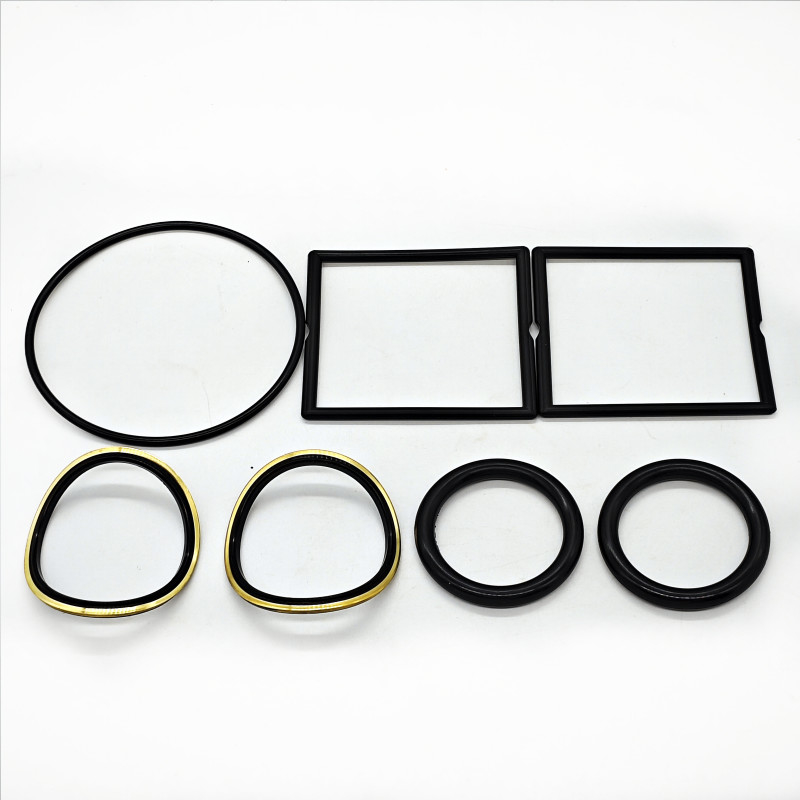 Oilfield Plug Valve Seals kit NBR HNBR FKM dengan bagian belakang kuningan atau stainless steel