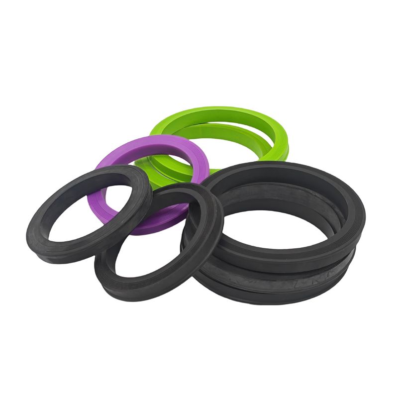 Resistensi Kimia Karet Union Seal Ring Custom Logo untuk tugas berat dan industri