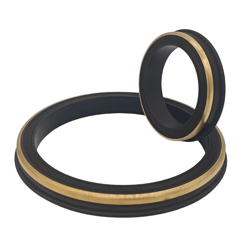Ketahanan korosi Buna NBR Seal Ring WECO Union Seal dengan Brass Ring